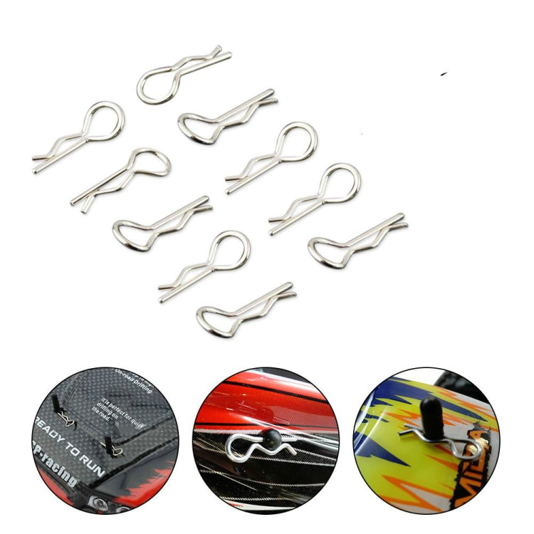 1000 PCS / Pack Stainless Body Shell Clip Pin Electric Oil Truck Universal R Buckle