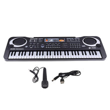 Load image into Gallery viewer, MQ-6106 61-key Multi-function Children Simulation Electronic Piano Children Intelligence Music Toys, EU Plug