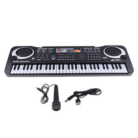 MQ-6106 61-key Multi-function Children Simulation Electronic Piano Children Intelligence Music Toys, EU Plug