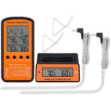 Load image into Gallery viewer, Wireless Remote BBQ Thermometer Dual Probe Digital Cooking Meat Food Oven Thermometer, DTH-106