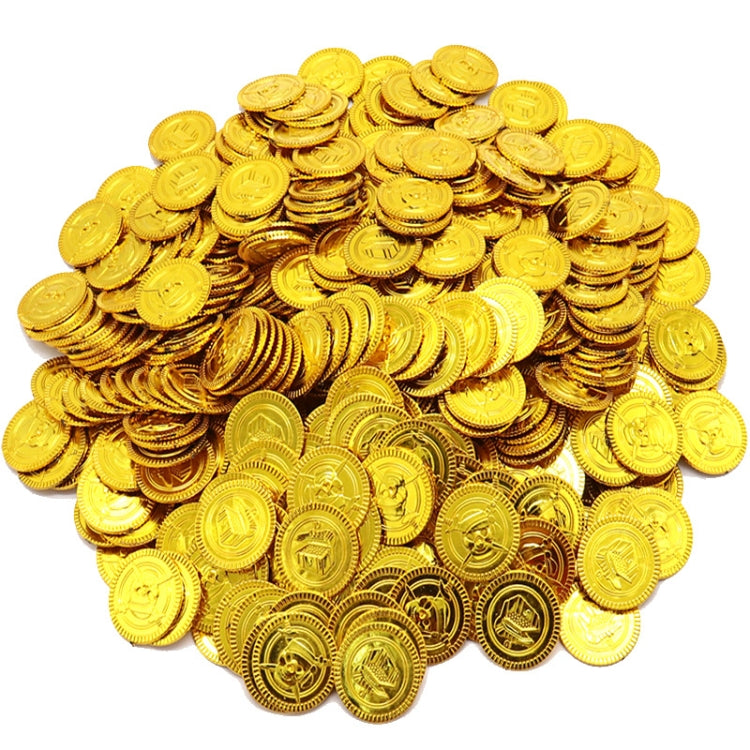 Children Pirate Treasure Toys Treasure Hunting Game Props Pirate gold Coin silver Coin copper  Coin toys