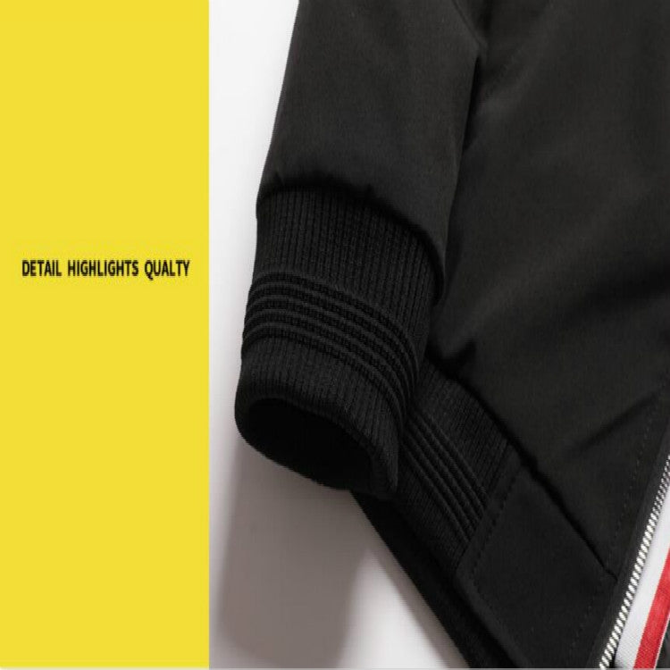Men Zipper Jacket Male Casual Streetwear Hip Hop Slim Fit Pilot Coat Men Clothing, L, XXL, XXXXL