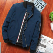 Load image into Gallery viewer, Men Zipper Jacket Male Casual Streetwear Hip Hop Slim Fit Pilot Coat Men Clothing, L, XXL, XXXXL