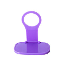 Load image into Gallery viewer, 4 PCS Creative Collapsible Plastic Mobile Phone Charging Stand Portable Mobile Phone Charging Companion, Random Color Delivery