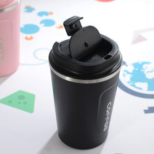 Load image into Gallery viewer, Smart Version Double Stainless steel 304 Coffee Mug Car Thermos Mug Travel Thermo Cup, 380ml Black, 380ml Green, 380ml Blue, 380ml Pink, 380ml White, 510ml White, 510ml Black, 510ml Green, 510ml Blue, 510ml Pink