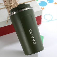 Load image into Gallery viewer, Smart Version Double Stainless steel 304 Coffee Mug Car Thermos Mug Travel Thermo Cup, 380ml Green, 380ml Blue, 380ml Pink, 380ml White, 380ml Black, 510ml White, 510ml Black, 510ml Green, 510ml Blue, 510ml Pink
