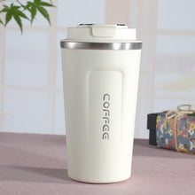 Load image into Gallery viewer, Smart Version Double Stainless steel 304 Coffee Mug Car Thermos Mug Travel Thermo Cup, 380ml Black, 380ml Green, 380ml Blue, 380ml Pink, 380ml White, 510ml White, 510ml Black, 510ml Green, 510ml Blue, 510ml Pink