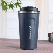 Load image into Gallery viewer, Smart Version Double Stainless steel 304 Coffee Mug Car Thermos Mug Travel Thermo Cup, 380ml Black, 380ml Green, 380ml Blue, 380ml Pink, 380ml White, 510ml White, 510ml Black, 510ml Green, 510ml Blue, 510ml Pink