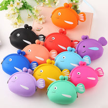 Load image into Gallery viewer, Mini Cute Fish Creative Cartoon Silicone Coin Purse