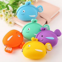 Load image into Gallery viewer, Mini Cute Fish Creative Cartoon Silicone Coin Purse