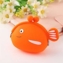 Load image into Gallery viewer, Mini Cute Fish Creative Cartoon Silicone Coin Purse