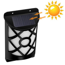 Load image into Gallery viewer, Solar Flame Courtyard Flood Light Wall Lamp Outdoor Lawn Landscape Street Light Induction Lamp, 66 LEDs