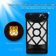 Load image into Gallery viewer, Solar Flame Courtyard Flood Light Wall Lamp Outdoor Lawn Landscape Street Light Induction Lamp, 66 LEDs