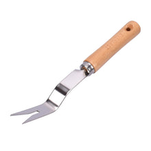 Load image into Gallery viewer, Thick Stainless Steel Weeder Wooden Handle Root Picking Tool, Wooden Handle Root Picking Tool