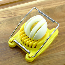 Load image into Gallery viewer, 2 PCS Multifunctional Stainless Steel Egg Preserved Egg Slicer Fancy Splitter Kitchen Supplies Egg Cutting Tools