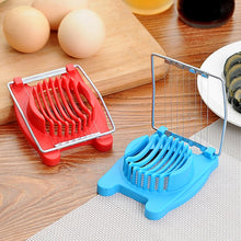 Load image into Gallery viewer, 2 PCS Multifunctional Stainless Steel Egg Preserved Egg Slicer Fancy Splitter Kitchen Supplies Egg Cutting Tools