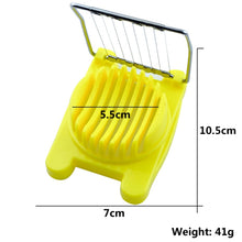 Load image into Gallery viewer, 2 PCS Multifunctional Stainless Steel Egg Preserved Egg Slicer Fancy Splitter Kitchen Supplies Egg Cutting Tools