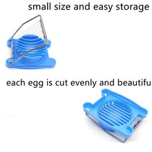 Load image into Gallery viewer, 2 PCS Multifunctional Stainless Steel Egg Preserved Egg Slicer Fancy Splitter Kitchen Supplies Egg Cutting Tools