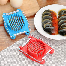 Load image into Gallery viewer, 2 PCS Multifunctional Stainless Steel Egg Preserved Egg Slicer Fancy Splitter Kitchen Supplies Egg Cutting Tools