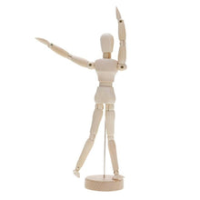 Load image into Gallery viewer, Wooden Puppet Toy Humanoid Art Sketch Model Joint Doll