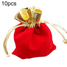 Load image into Gallery viewer, Velvet Bag Jewelry Storage Bag Christmas New Year Holiday Blessing Bag, 7x9cm, 10x12cm, 12x15cm
