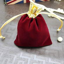 Load image into Gallery viewer, Velvet Bag Jewelry Storage Bag Christmas New Year Holiday Blessing Bag, 7x9cm, 10x12cm, 12x15cm