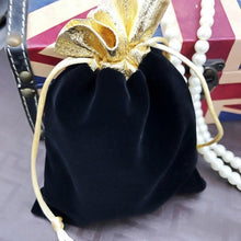 Load image into Gallery viewer, Velvet Bag Jewelry Storage Bag Christmas New Year Holiday Blessing Bag, 7x9cm, 10x12cm, 12x15cm