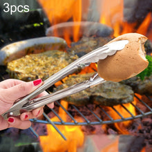 Load image into Gallery viewer, 3 PCS 9 inch Stainless Steel Food Clip Bread Barbecue Clip Baking Tools, Bread Barbecue Clip