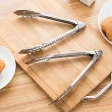 Load image into Gallery viewer, 3 PCS 9 inch Stainless Steel Food Clip Bread Barbecue Clip Baking Tools, Bread Barbecue Clip