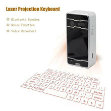 Load image into Gallery viewer, JHP-Best Portable Virtual Lasers Keyboard Mouse Wireless Bluetooth Lasers Projection Speaker