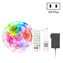 Load image into Gallery viewer, Bluetooth Suit Smart Music Sound Control Light Strip Non-waterproof 5050 RGB Colorful Atmosphere LED Light Strip With 24-Keys Remote Control, 5M 150 LEDs, 5M 300 LEDs, 10M 300 LEDs, 10M 600 LEDs, 15M 450 LEDs, 15M 270 LEDs, 20M 360 LEDs, 30M 540 LEDs