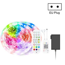 Load image into Gallery viewer, Bluetooth Suit Smart Music Sound Control Light Strip Non-waterproof 5050 RGB Colorful Atmosphere LED Light Strip With 24-Keys Remote Control, 5M 150 LEDs, 5M 300 LEDs, 10M 300 LEDs, 10M 600 LEDs, 15M 450 LEDs, 15M 270 LEDs, 20M 360 LEDs, 30M 540 LEDs