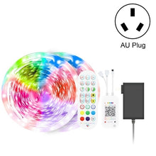 Load image into Gallery viewer, Bluetooth Suit Smart Music Sound Control Light Strip Non-waterproof 5050 RGB Colorful Atmosphere LED Light Strip With 24-Keys Remote Control, 5M 150 LEDs, 5M 300 LEDs, 10M 300 LEDs, 10M 600 LEDs, 15M 450 LEDs, 15M 270 LEDs, 20M 360 LEDs, 30M 540 LEDs