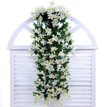 Load image into Gallery viewer, Artificial Flower Wall Hanging Lily Flower Vine Basket Flower Party Decorations