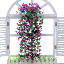 Load image into Gallery viewer, Artificial Flower Wall Hanging Lily Flower Vine Basket Flower Party Decorations