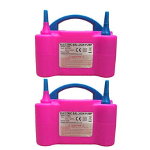 Load image into Gallery viewer, Portable Balloon Double Hole Air Pump Electric Pump National Standard, Double Hole Air Pump