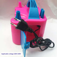 Load image into Gallery viewer, Portable Balloon Double Hole Air Pump Electric Pump National Standard, Double Hole Air Pump