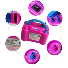 Load image into Gallery viewer, Portable Balloon Double Hole Air Pump Electric Pump National Standard, Double Hole Air Pump