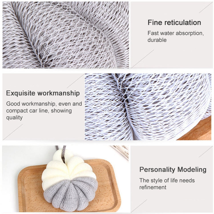Portable Hanging Bath Flower Ball Soft Foaming Shower Massage Ball Body Exfoliating Bath Brush