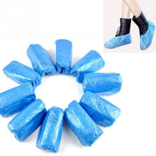 Load image into Gallery viewer, 100 PCS Rainy Day Disposable Plastic CPE Thick Outdoor Shoe Cover, 3g, 1.5g