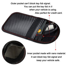 Load image into Gallery viewer, Antimagnetic RFID Car Key Mobile Phone Bag Shielding Set Radiation Cell Phone Pocket, 2 PCS 13 x 8.5cm