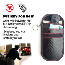 Load image into Gallery viewer, Antimagnetic RFID Car Key Mobile Phone Bag Shielding Set Radiation Cell Phone Pocket, 2 PCS 13 x 8.5cm