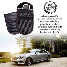 Load image into Gallery viewer, Antimagnetic RFID Car Key Mobile Phone Bag Shielding Set Radiation Cell Phone Pocket, 2 PCS 13 x 8.5cm
