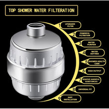 Load image into Gallery viewer, 10-15 Layer Activated Carbon Bathroom Shower Filter Bathing Water Filter Purifier Water Shower Set, Activated Carbon Filter