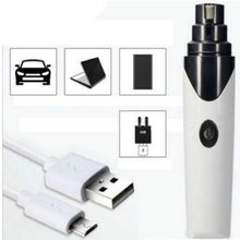 Load image into Gallery viewer, Pet Nail Polisher Cats and Dogs Clean Nails Electric Manicure, PTy068 1 Block Silent Version, PTy078 2 Block Professional Edition, PTw208 White 1 Block Normal Version, PTw208 Black 1 Block Normal Edition