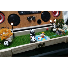 Load image into Gallery viewer, Panda Life Multi-shaped Micro-landscape Baked Landscape Doll Ornaments, Seated Panda, Climbing Panda, Prone Panda, Lying Panda