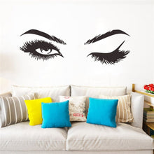 Load image into Gallery viewer, 2 PCS/Set Makeup Shop Beauty Studio Decoration Personality Eyebrow Wall Sticker
