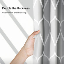 Load image into Gallery viewer, Shower Curtain Waterproof Bathroom Geometric Light Grey Bath Curtains, 80x180cm, 80x200cm, 100x180cm, 100x200cm, 120x180cm, 120x200cm, 150x180cm, 150x200cm, 180x180cm, 180x200cm, 200x180cm, 200x200cm, 220x200cm, 240x200cm, 260x200cm, 280x200cm, 300x200cm