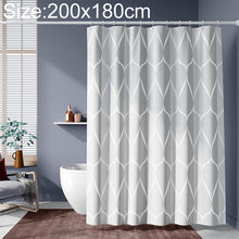 Load image into Gallery viewer, Shower Curtain Waterproof Bathroom Geometric Light Grey Bath Curtains, 80x180cm, 80x200cm, 100x180cm, 100x200cm, 120x180cm, 120x200cm, 150x180cm, 150x200cm, 180x180cm, 180x200cm, 200x180cm, 200x200cm, 220x200cm, 240x200cm, 260x200cm, 280x200cm, 300x200cm