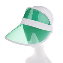 Load image into Gallery viewer, PVC Outdoor Transparent Sun Hat Visor Cap for Male / Female